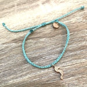 Teal Blue Seahorse Pura Vida Bracelet